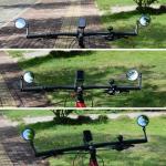 BriskMore High-Def Bike Handlebar Mirrors Pair