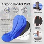 BALEAF Men's 4D Padded Cycling Shorts with Pockets