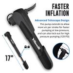 Mini Bike Pump & Puncture Repair Kit 120 PSI