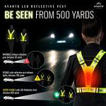 AVANTO LED Reflective Vest for High Visibility