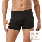 WOSAWE Men's Padded Cycling Underwear Shorts, Black