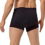 WOSAWE Men's Padded Cycling Underwear Shorts, Black