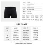 WOSAWE Men's Padded Cycling Underwear Shorts, Black