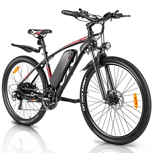 Vivi Electric Bike for Adults Ebike 500W,27.5" E Bike for Adults,Bikes Electric Bikes with 48V 10.4AH Removable Battery,Shimano 21 Speed Adult Electric Bicycles,Up to 50 Miles
