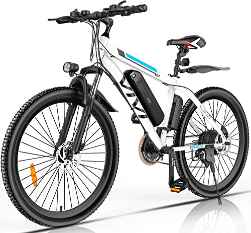 Vivi Electric Bike for Adults 26" EBike 500W Motor E Bike for Adults with Removable 48V Battery,Electric Bikes for Adults 21 Speed Gears-20MPH & 50 Miles,Adult Electric Bicycles with Pedal Assist