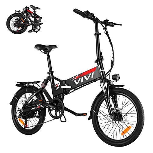 Vivi 20" Folding Electric Bike with Removable Battery
