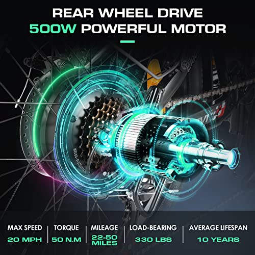 Vivi 20" Folding Electric Bike with Removable Battery