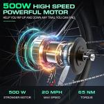 Vivi 500W Electric Mountain Bike for Adults