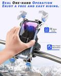 IPOW Adjustable Bike Phone Holder for iPhone & Samsung