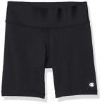 Champion Women's Absolute Bike Shorts with SmoothTec Waist, Black