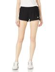 adidas Women's Pacer 3-Stripes Black Woven Shorts