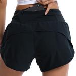 High Waist Women's Workout Shorts with Liner