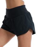 High Waist Women's Workout Shorts with Liner