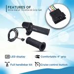 AlveyTech 6-Wire Hand Throttle & Grip Set