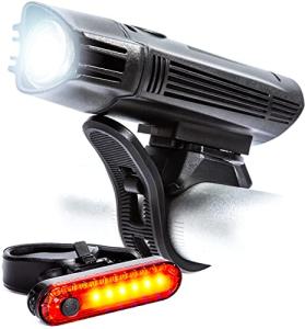 300 Lumens USB Rechargeable Bike Light with Tail Light