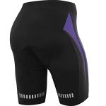 NOOYME Women's 3D Padded Cycling Shorts - Purple