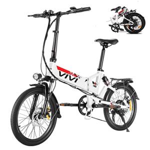 Vivi 500W Folding Electric Bike with Removable Battery