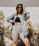 Campsnail Women's High Waist Biker Shorts - 4 Pack