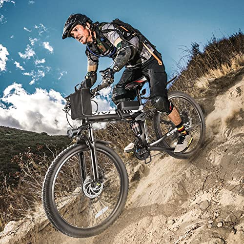 Vivi Electric Bike, 26" Electric Bike for Adults Foldable 500W Ebike 20MPH Electric Mountain Bike with 48V Removable Battery, Up to 50 Miles, Shimano 21 Speed Electric Bicycles, Dual Shock Absorber