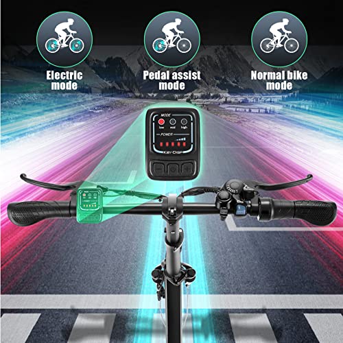Vivi 20" Folding Electric Bike 500W Folding Ebike Electric Bike for Adult, Foldable Electric Bikes Adult Electric Bicycles with 48V 7.8AH Removable Battery, Shimano 7 Speed Electric Commuter Bike
