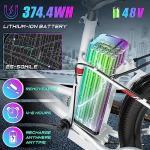 VIVI 26" Electric Cruiser Bike with 50-Mile Range