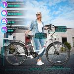 VIVI 26" Electric Cruiser Bike with 50-Mile Range