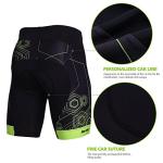 Beroy Men's 3D Padded Cycling Shorts - Green XL