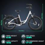Vivi 26" Electric Bike with Removable Battery