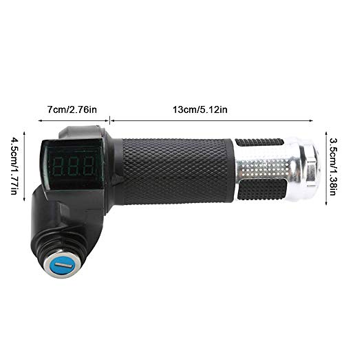 Universal LCD Electric Bike Throttle Grip Pair