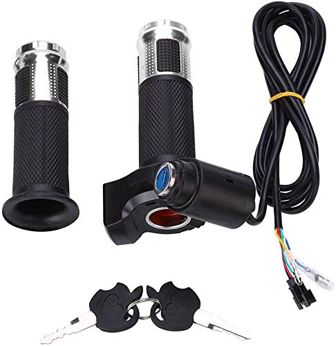 Universal LCD Electric Bike Throttle Grip Pair