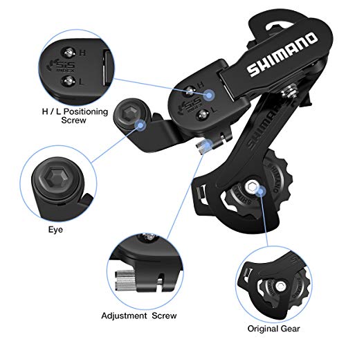 Mountain Bike Rear Derailleur, 6/7 Speed, Direct/Hanger