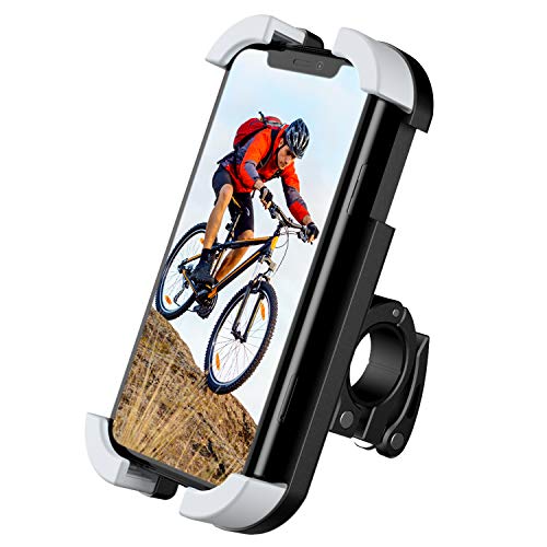 TIMESS New Bike Motorcycle Phone Mount Holder for Any Smartphone GPS Adjustable, Anti Shake and Stable 360° Rotation Bike Accessories fit for Between 3.5 and 6.5 inches