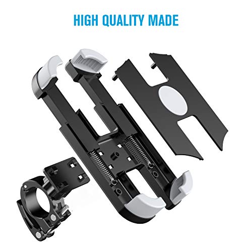 TIMESS New Bike Motorcycle Phone Mount Holder for Any Smartphone GPS Adjustable, Anti Shake and Stable 360° Rotation Bike Accessories fit for Between 3.5 and 6.5 inches