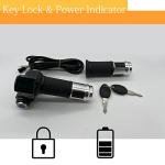 E-Bike Throttle Grip with LCD Battery Display