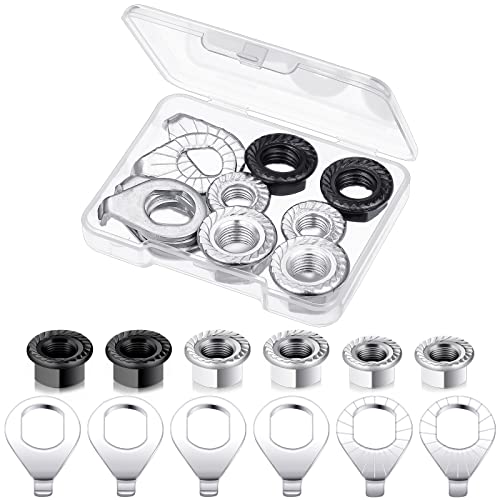 12-piece Bike Axle Nut & Washer Kit