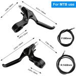 RUJOI Aluminum Disc Brake Kit for Bikes