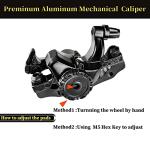 RUJOI Aluminum Disc Brake Kit for Bikes