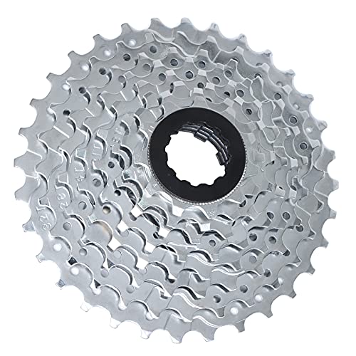 Hycline 8-Speed Bike Cassette, Lightweight Chrome-Plated