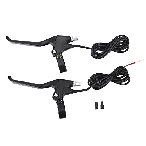 Electric Bike Brake Lever Set, Durable 2 Wires