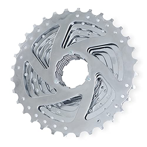 Hycline 8-Speed Bike Cassette, Lightweight Chrome-Plated