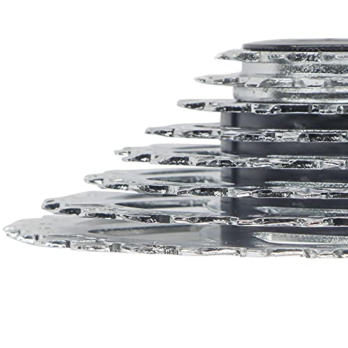 Hycline 8-Speed Bike Cassette, Lightweight Chrome-Plated