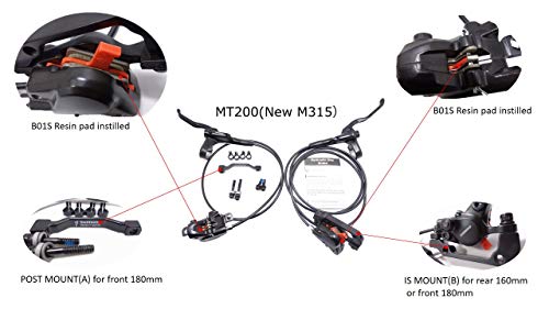Shimano MT200 Hydraulic Disc Brakes for MTB
