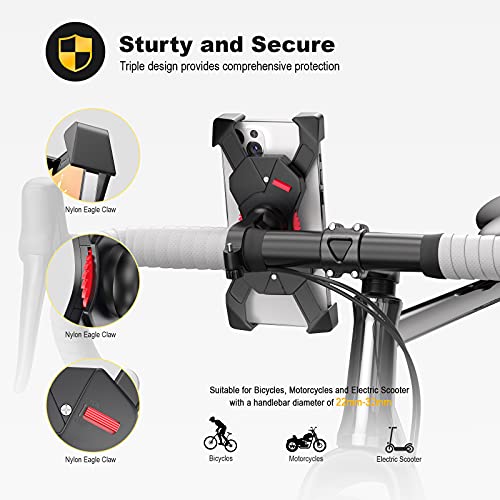 Stable Bike Phone Holder with 360° Rotation