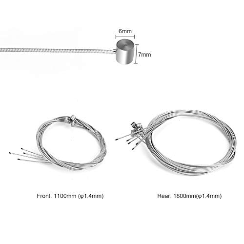 Hapleby 10PCS Premium Bike Brake Cable Set
