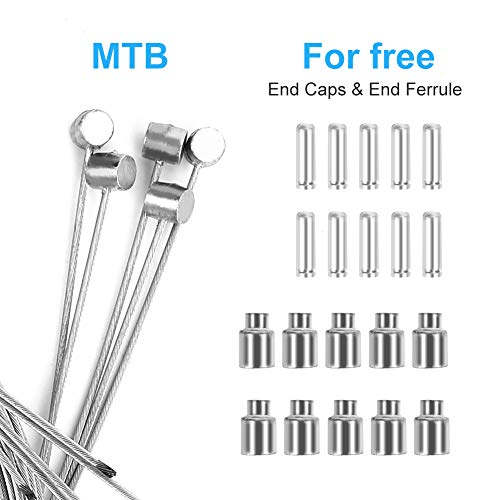 Hapleby 10PCS Premium Bike Brake Cable Set