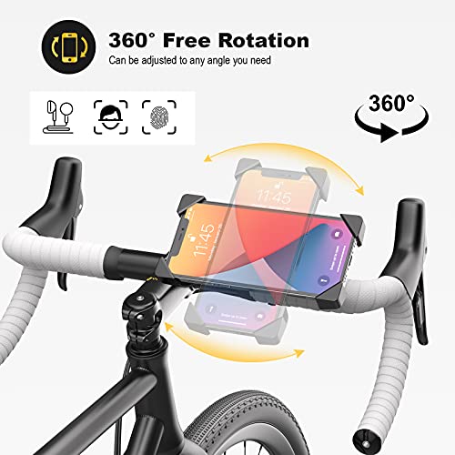 Stable Bike Phone Holder with 360° Rotation