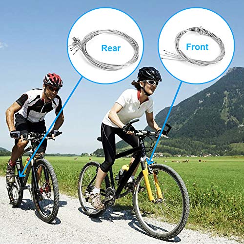 Hapleby 10PCS Premium Bike Brake Cable Set