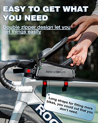 Waterproof Front Bike Phone Frame Bag