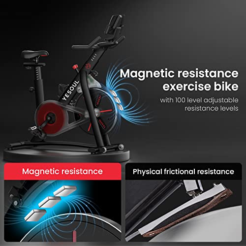 YESOUL S3 Bluetooth Exercise Bike for Home