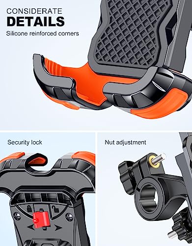 360° Rotatable Bike Phone Mount for iPhones/Galaxy